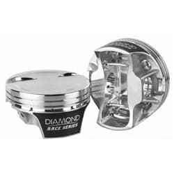 LSX 4.125" PISTONS -21cc DISH 4.000" ST 6.125" ROD 1.115" CH DIAMOND PISTON / 21544-RS-8