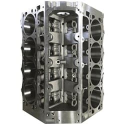 SHP LS NEXT BLOCK, 4.125" BORE 9.240" DECK, CAST IRON DART / 31867211