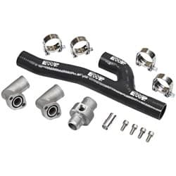 BIG BLOCK CHEV HEADER-BLACK ADAPTER KIT BLACK DC / DC8621