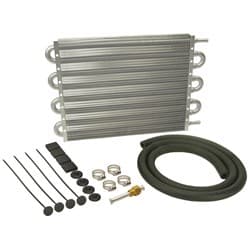 DYNO-COOL TRANS COOLER KIT 15.25 x 7.5 x 3/4, 11/32 BARB DERALE - 12904