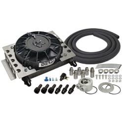 REMOTE ENGINE COOLER & FAN KIT -8AN, 12.75" x 9.375" x 4.312" DERALE - 15450