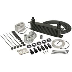 OIL COOLER & REMOTE FILTER KIT 13" x 4-9/16" x 2" DERALE - 15651