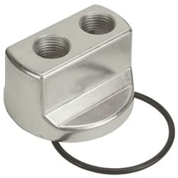 SPIN-ON ADAPTER, 20 X 1.5MM 1/2" NPT PORTS DERALE - 15706