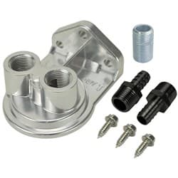 OIL FILTER MOUNT KIT, 3/4"-16 1/2" NPT TOP ENTRY PORTS DERALE - 15708