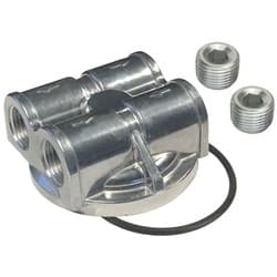 SPIN-ON ADAPTER, 3/4"-16 1/2" NPT, DUAL SIDE PORTS DERALE - 15746