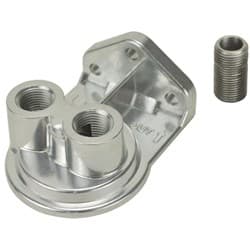 OIL FILTER MOUNT, 13/16"-16 1/2" NPT TOP ENTRY PORTS DERALE - 25728