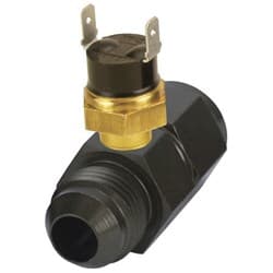 INLINE THERMO FAN SWITCH -8AN 82Â°C ON - 74Â°C OFF, SWIVEL DERALE - 35021