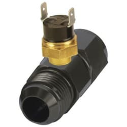 INLINE THERMO FAN SWITCH -10AN 82Â°C ON - 74Â°C OFF, SWIVEL DERALE - 35022