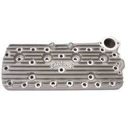 CYLINDER HEADS LGE CHAMBER 8BA  FORD/MERC 49-53 EDELBROCK - 1116