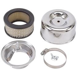 EDELBROCK 94 CARB CHROME ROUND AIR CLEANER (EACH) EDELBROCK - 1202
