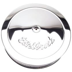 PRO-FLO AIR CLEANER 14" x 3" CHROME, 3-3/4" OVERALL HEIGHT EDELBROCK - 1221