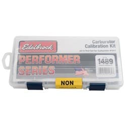 CALIBRATION KIT SUIT 1411 CARB  JETS & RODS EDELBROCK - 1489
