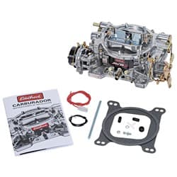 AVS2 SERIES 650CFM CARBURETOR SQUARE FLANGE, MANUAL CHOKE EDELBROCK - 1905