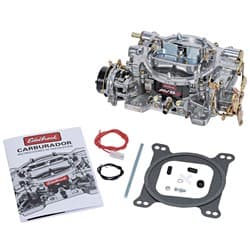 AVS2 SERIES 650CFM CARBURETOR SQUARE FLANGE, ELECTRIC CHOKE EDELBROCK - 1906