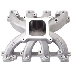 VICTOR JR LS3 MANIFOLD SQUARE PORT L76 L92 HEADS EDELBROCK - 28455
