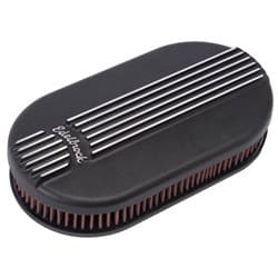 CLASSIC SERIES AIR CLEANER SMA LL OVAL BLACK SGL 4BBL EDELBROCK - 41153