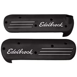 BLACK COIL COVERS SIGNATURE SERIES LS ENGINES EDELBROCK - 41183