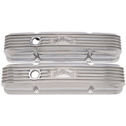 CLASSIC SERIES VALVE COVERS SB  CHEV W/FILLER HOLE EDELBROCK - 4144