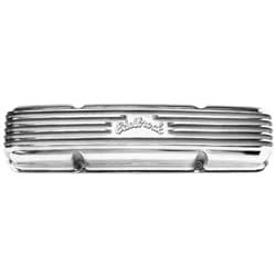 SBC FINNED ALUM VALVE COVERS CLASSIC EDELBROCK EDELBROCK - 4145
