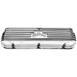 SBF FINNED ALUM VALVE COVERS CLASSIC EDELBROCK EDELBROCK - 4160
