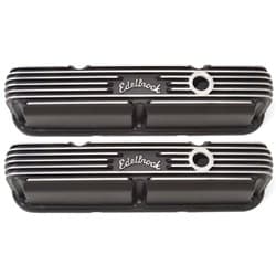 S/B CHRYSLER LA CLASSIC SERIES  VALVE COVERS BLACK EDELBROCK - 41763