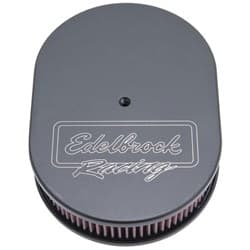 VICTOR SERIES AIR CLEANER ASSY  OVAL 11-7/8 X 8-1/4 X 2.4 EDELBROCK - 42203