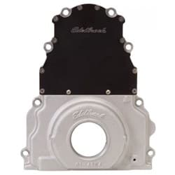 2-PIECE TIMING COVER CHEV LS2 LS7, SINGLE ROW CHAIN ONLY EDELBROCK - 4255