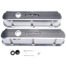 ELITE 2 SERIES VALVE COVERS SBF, TALL WITH LOGO EDELBROCK - 4264
