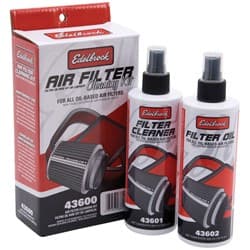 PRO-CHARGE AIR FILTER CLEANING KIT, CLEAR OIL FOR DYED FILTER EDELBROCK - 43600