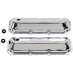 SIGNATURE SERIES VALVE COVERS BBF 429 460, CHROME EDELBROCK - 4463