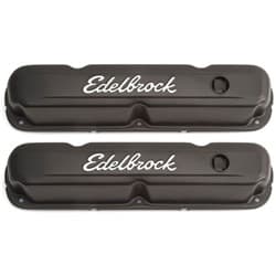 SIGNATURE SERIES VALVE COVERS CHRYSLER SB, CHROME EDELBROCK - 4473