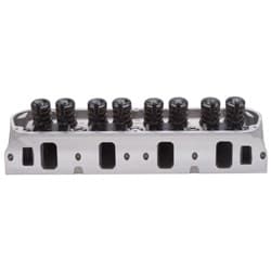 SB FORD 289 302 351W E-STREET E-205 HEADS 60CC COMPLETE MECH F/T 2.08 SBF  EDELBROCK - 5027