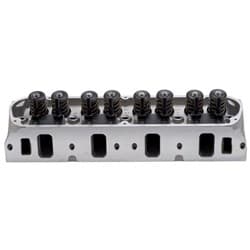 SB FORD 289 302 351W E-STREET E-205 HEADS 60CC COMPLETE HYD F/T 2.08 SBF  EDELBROCK - 5028