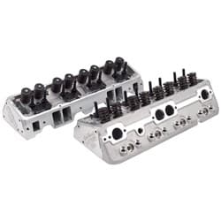 E-STREET HEAD CHEV SB 64CC. ALLOY 300-400HP UPGRADE PAIR EDELBROCK - 5089