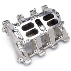 RPM AIR GAP DUAL CARB LS1 LS6 ENDURASHINE INTAKE MANIFOLD EDELBROCK - 75184