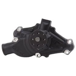 SB CHEV SHORT BLACK ALLOY WATER PUMP HI PERF SBC EDELBROCK - 88103