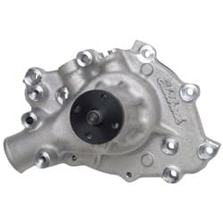 289 302 351 FORD WINDSOR SATIN WATER PUMP RIGHT HAND INLET DRIVERS SBF EDELBROCK - 8841