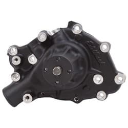 WATER PUMP # 8841 Ford 1965-68 302 BLACK RHD/DRIVER STD ROTAT EDELBROCK - 88413