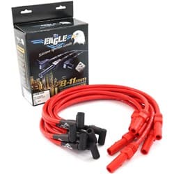 LEAD SET 351C & W OVER R/C 10.5MM, RED,  HEI EAGLE / ELE1058123R