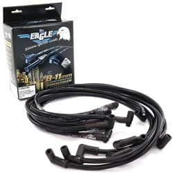 LEAD SET 10.5mm BBC UNDER MAN. 90 PLUG/90 HEI -BLACK- EAGLE / ELE105837BK