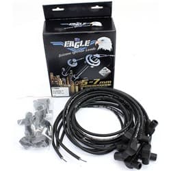 UNIV LEAD SET V8 90deg DIST 90deg PLUG 7mm -BLUE- EAGLE / E78004