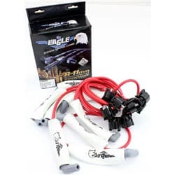 FORD XR8 LEADS W / HEAT SHIELD 5.0L SERIES 2 & 3, RED EAGLE / E88589R