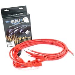 UNIV LEAD SET -RED- 90deg DIST 90deg PLUG 9mm 8 CYL EAGLE / E98004R