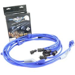 EAGLE LEAD SET - CHRYSLER BB 9mm, BLUE, POINTS STYLE EL - E98190