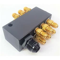 HAT OR TOP DISTRBUTION BLOCK  W/FITTING 12 NOZZLE ENDERLE - 4027A