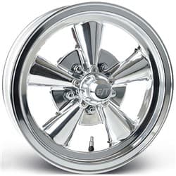 ET VINTAGE FIVE 15X4 POLISHED 1-7/8" BS  5X4.5BC  - ETVV540P450W17