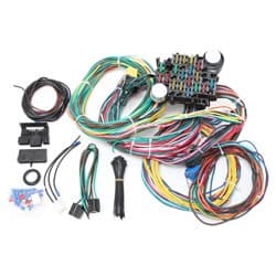 EZ21 CIRCUIT WIRE HARNESS PREWIRED FUSE PANEL-COLOURED EZWIRING - EZ21