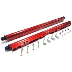 BILLET FUEL RAIL KIT, RED LS1 & LS6 WITH LSX MANIFOLD FAST 146035-KIT