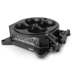 BILLET 4 BARREL 4150 THROTTLE BODY. FLOWS 1375CFM "BLACK" COMP - 307603B