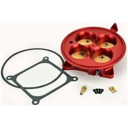BILLET 4 BARREL 4500 THROTTLE BODY. 2000 CFM TPS & IAC "RED" COMP FAST 307604
